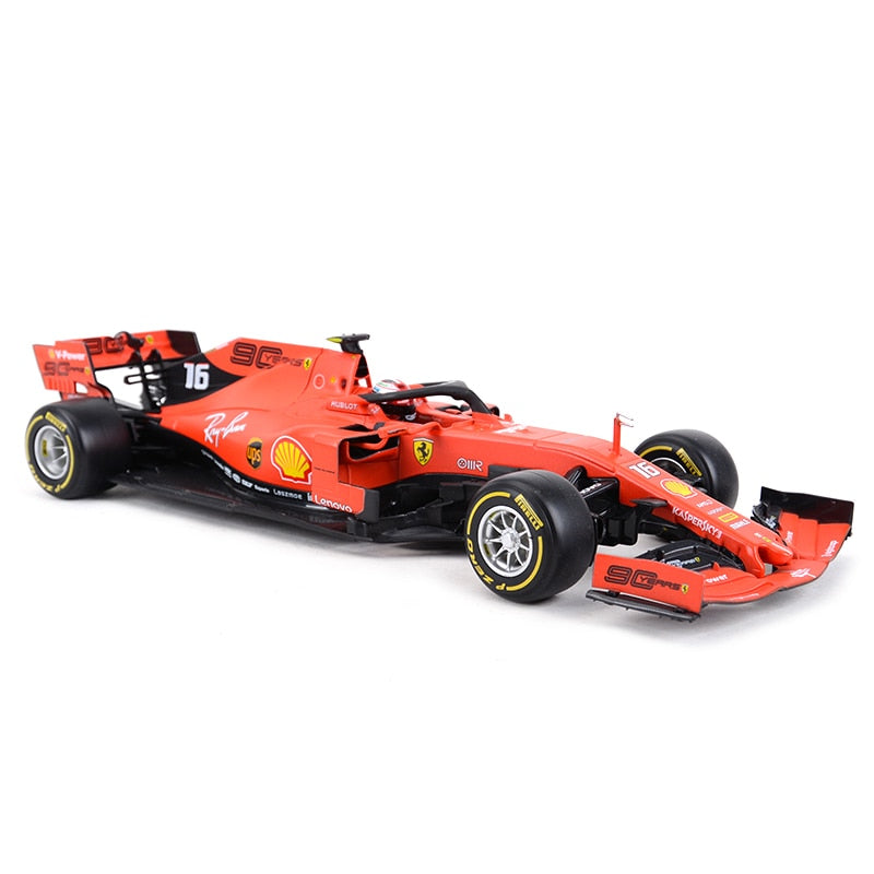 Bburago 1:18 2019 SF90 F1 Racing #16 #05 Formula Car Static Die Cast Vehicles Collectible Model Car Toys