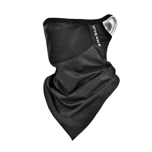 Breathable Men's Motorcycle Helmet Inner Caps Anti-Sweat Motocross Racing Ski Hockey Under Helmet Lining Face Mask Shield Scarf