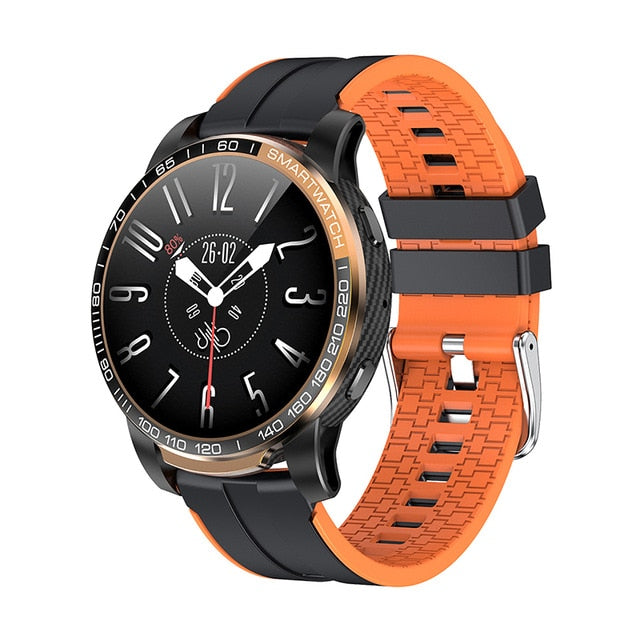 Brightside F7 Global Smart Watch Men Bluetooth 5.0 Heart Rate Monitor Dial Calls Round Smartwatch Man for Android & IOS