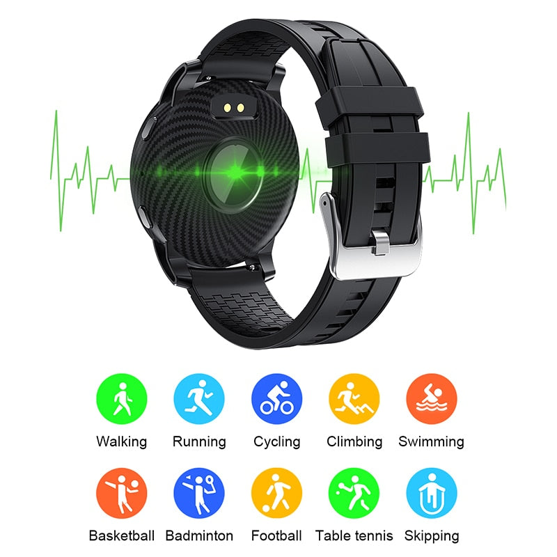 Brightside F7 Global Smart Watch Men Bluetooth 5.0 Heart Rate Monitor Dial Calls Round Smartwatch Man for Android & IOS