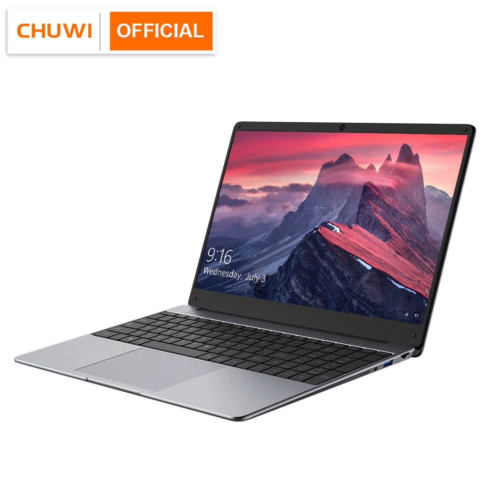CHUWI HeroBook Plus 15.6 inch 1920*1080 FHD Screen Intel Celeron J4125 Quad Core 12GB RAM 256G SSD Windows 10 Laptop with RJ45