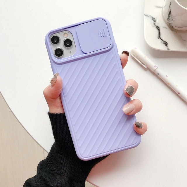 Camera Lens Protection Phone Case on For iPhone 11 12 Pro XS MAX Soft Candy TPU Cover Case For iPhone 12 Mini 8 7 6 6S Plus X XR
