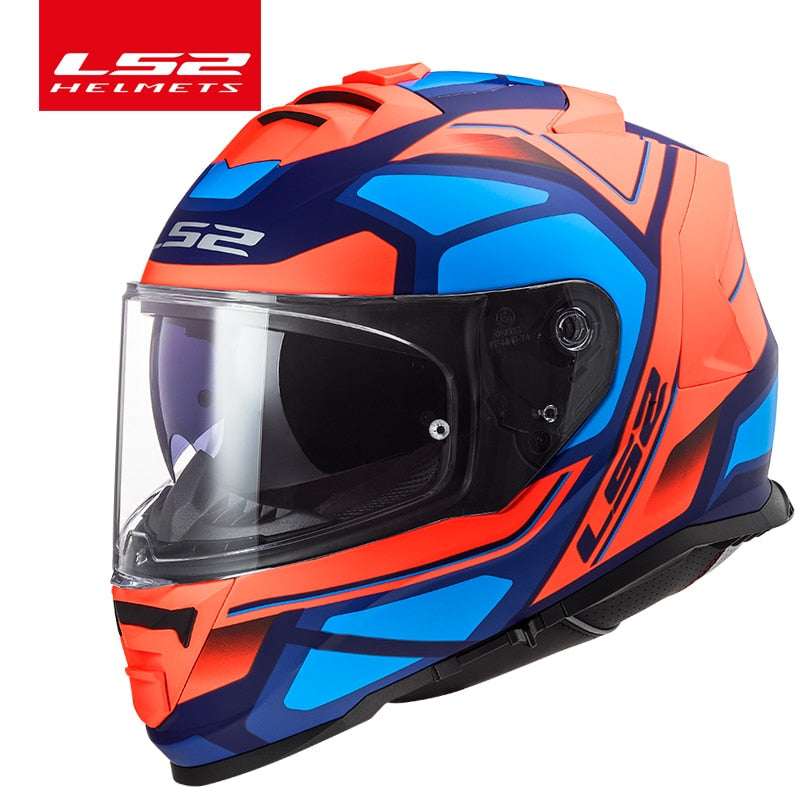 Capacete LS2 FF800 motorcycle helmet ls2 STORM full face dual lens Helmets casco moto with free anti-fog system