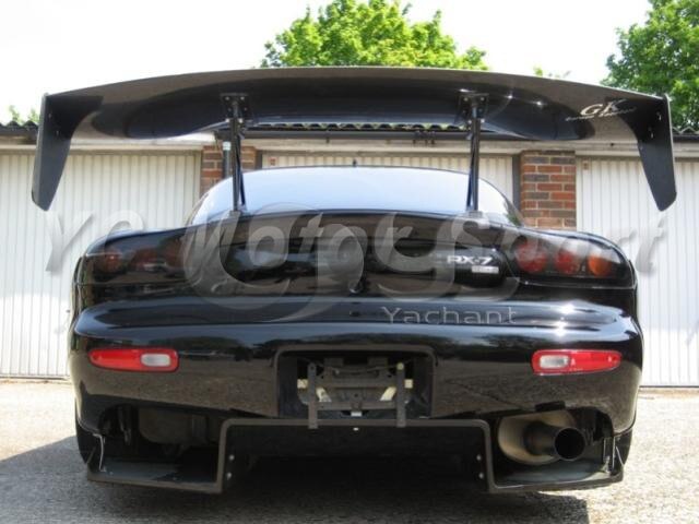 Car Accessories Carbon Fiber GK Style Rear Diffuser with Fitting Kit Fit For 1992-1997 RX7 FD3S Rear Diffuser