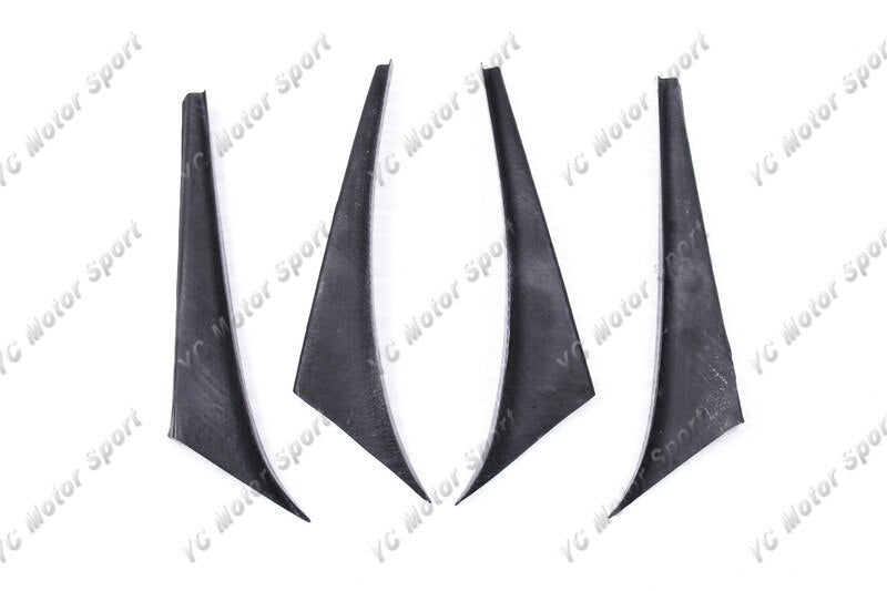 Car Accessories Carbon Fiber RM N1 Style Front Canards 4pcs Only Fit For 1992-1997 RX7 FD3S N1 Front Bumper