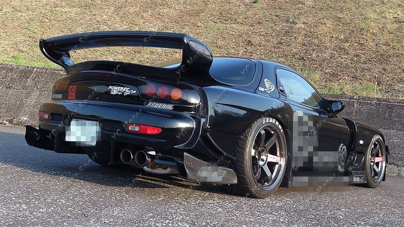 Car Accessories Carbon Fiber RM Style Rear Spoiler Fit For 1992-1997 RX7 FD3S Trunk Spoiler Wing