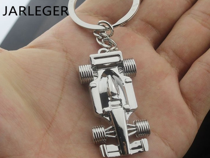 Car Styling Fashion Metal Formula 1 Racing model Car key ring key chain ring  For Lexus Ford BMW Audi Peugeot 206/207 logo