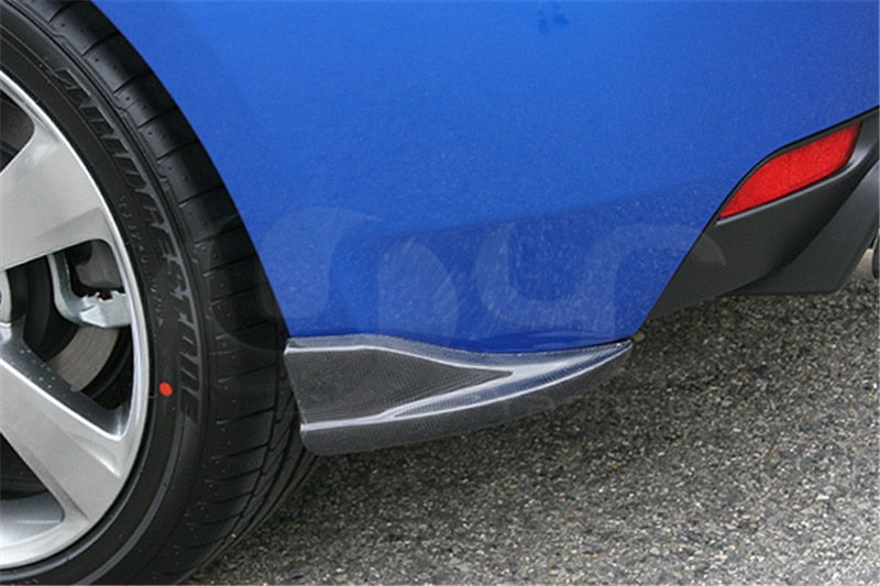 Carbon Fiber Rear Bumper Spats Fit For 2008-2010 GRB STI CS Bottom Line Style Rear Bumper Spats Caps Corner Extension Attachment