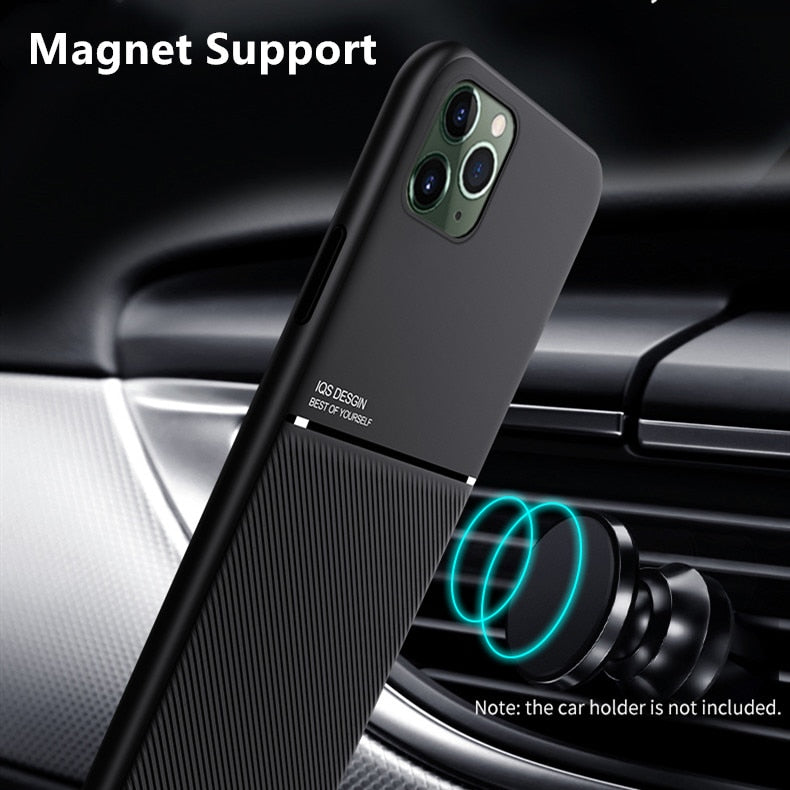 Coque For iPhone 11 12 Pro XS Max Mini 8 7 6S 6 Plus XR X 5S 5 Magnet Anti Shock TPU Shell Case Cover For Apple iPhone SE 2020