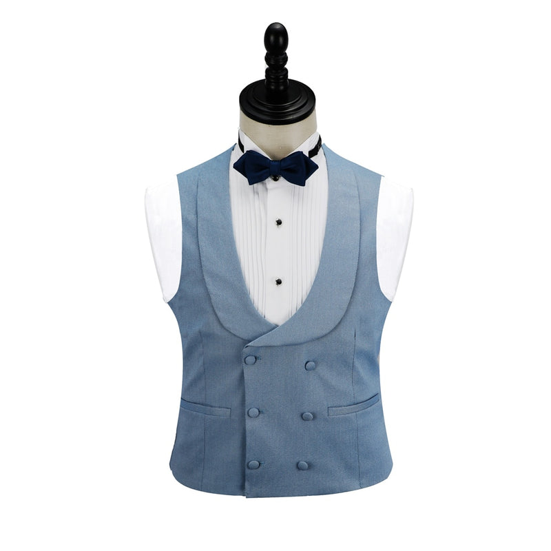 DARO Men Suit Bridegroom Wedding Tuxedo New Style Blazer Pattern Jacket Vest Pant 3 Piece Slim Fit White Gold Blue Wine  Party