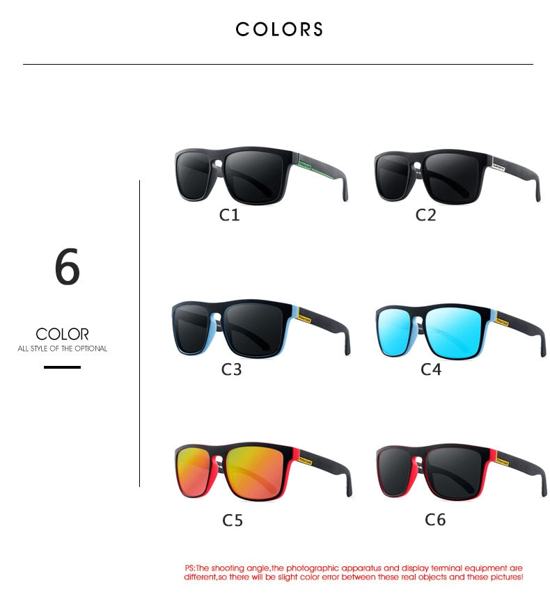 DJXFZLO 2021 New Fashion Guy's Sun Glasses Polarized Sunglasses Men Classic Design Mirror Fashion Square Ladies Sunglasses Men