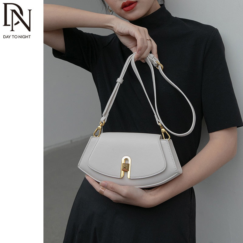 DN Women's Shoulder Bags for Women Crossbody Bag Ladies Handbags 2022 Trend Fashionable Brand New Solid Color Simplicity Purse