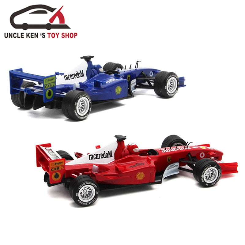 Diecast Formula Racing Car, Metal Vehicle Toys For Kids Wish Music And Pull Back Function