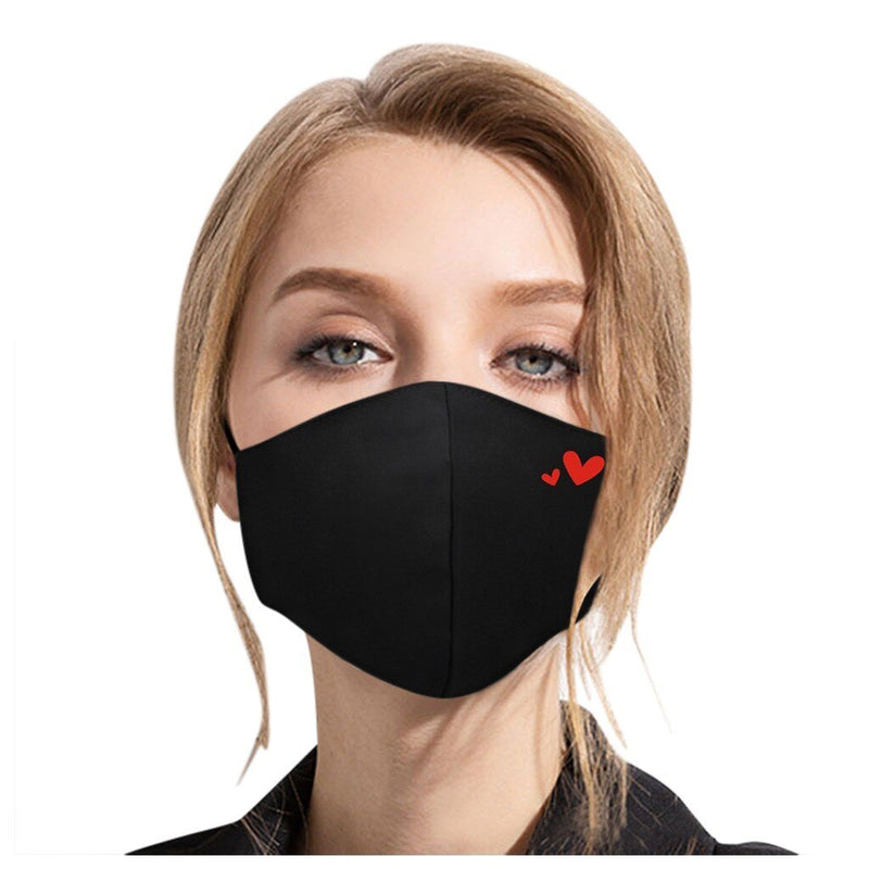 Dust-proof Smog-washable Faces Cover Masks For Adults Halloween Cosplay Print Protection Breathable Fashion Cutton Masks