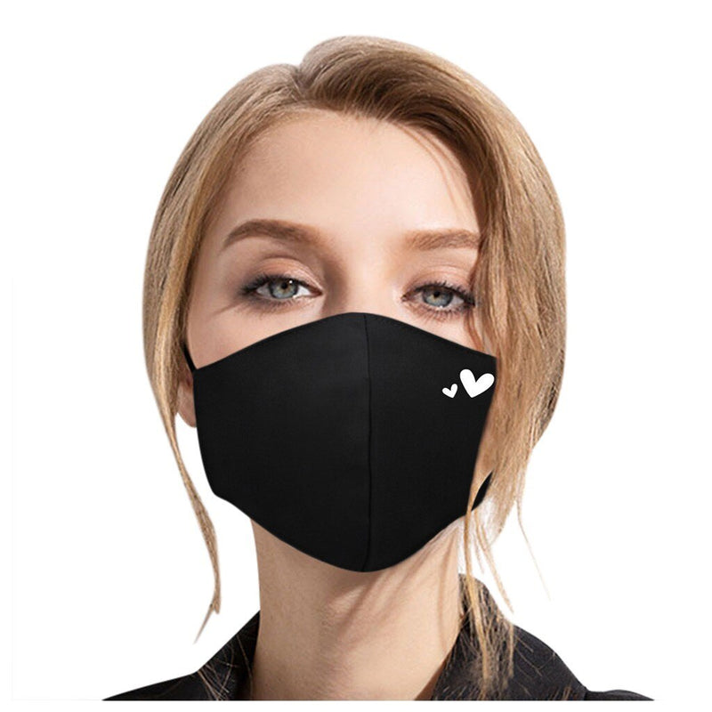 Dust-proof Smog-washable Faces Cover Masks For Adults Halloween Cosplay Print Protection Breathable Fashion Cutton Masks