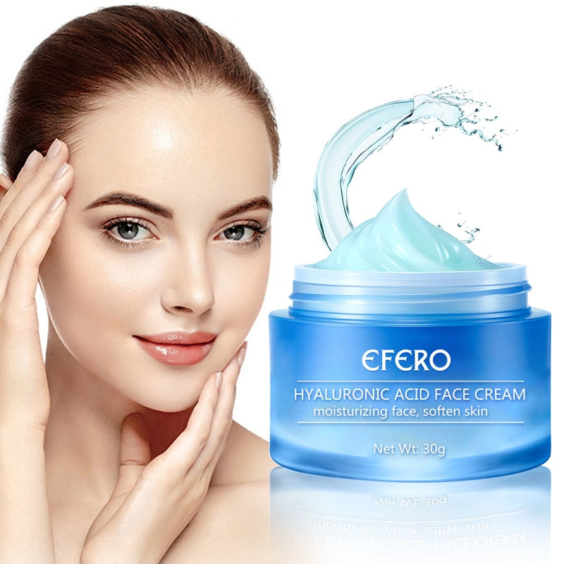 EFERO Face Whitening Cream Hyaluronic Acid for Face Cream Serum Anti-Aging Winkles Cream Moisturizer Acido Hialuronico Skin Care
