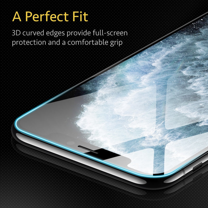 ESR 2PCS Tempered Glass for iPhone 11 12 Pro Max Screen Protector Clear Premium Protective Glass for iPhone X XR XS Max Glass