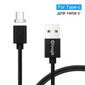 Elough E04 Magnetic Charging USB Cable For iPhone XR Micro USB Cable Type C Cable Magnetic Charge Cable Fast Charging Data wire