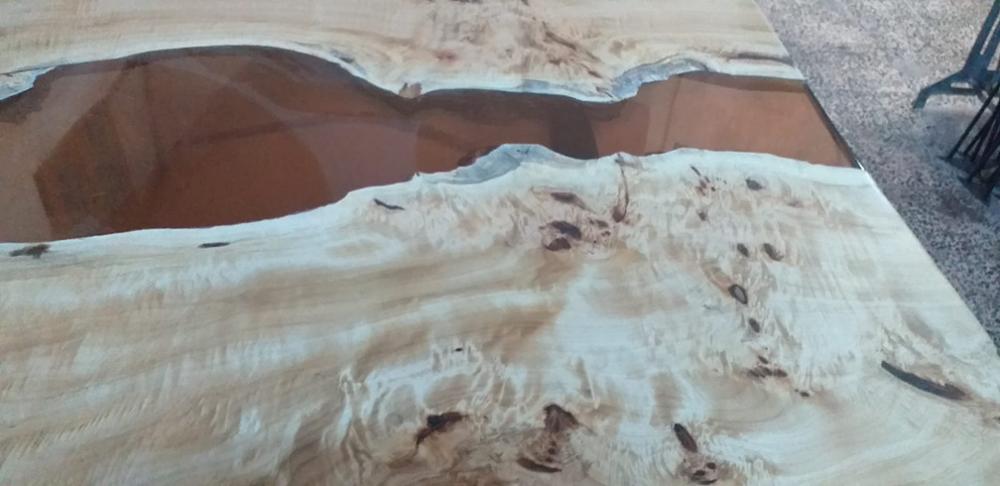 Epoxy Wood Table Exotic Wood Epoxy Dining Table Living Room Kitchen Table
