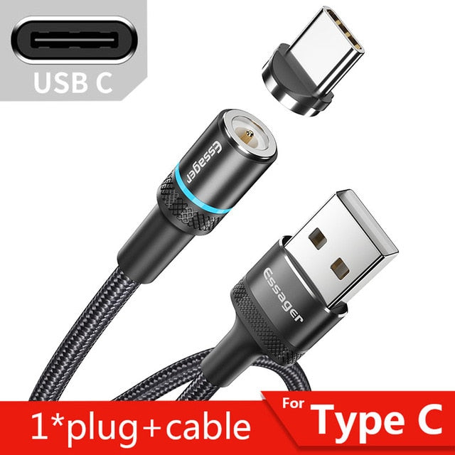 Essager Magnetic USB Cable Fast Charging Type C USB Cable For iPhone Xiaomi Mobile Phone Magnet Micro USB Type C Charge Cable