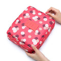 FUDEAM Polyester Multifunction Women Travel Storage Bag Toiletries Organize Cosmetic Bag Portable Female Storage Make Up Cases