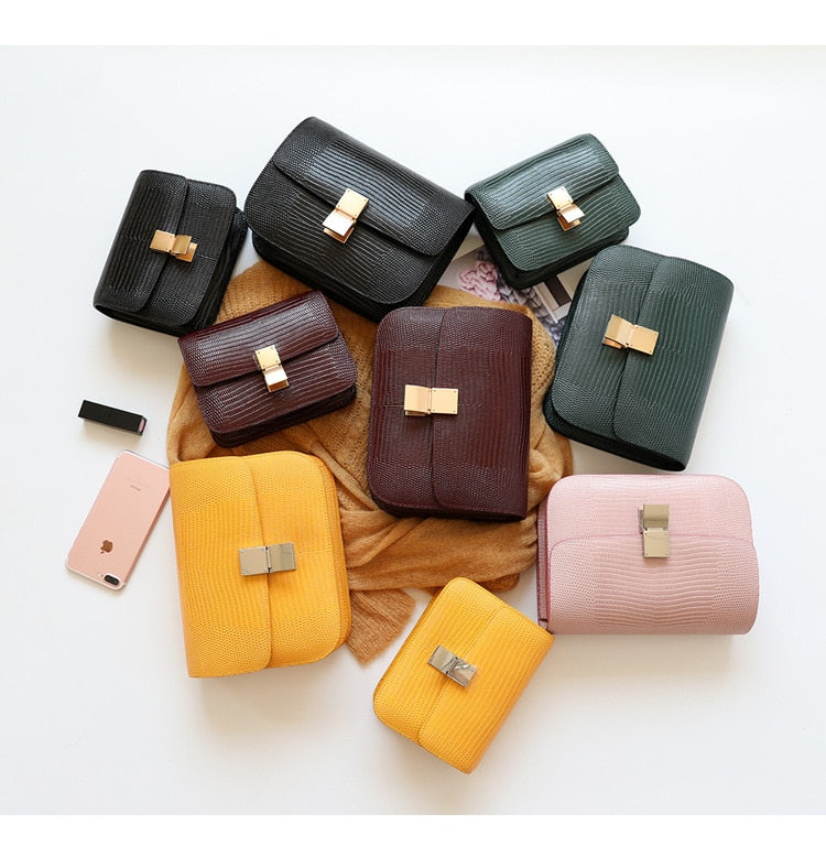 Factory Genuine Leather Women Bag Luxury Design Handbag Famous Brand Fashion Simple Pink Crossbody Tofu Bag for Women 2020 Blue