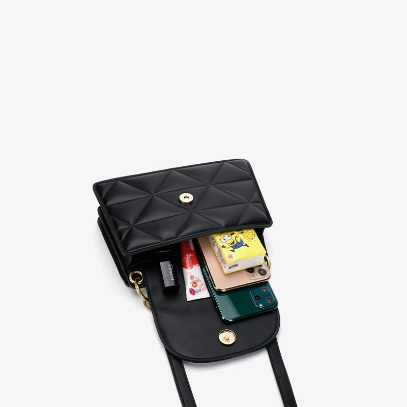 Fashion PU Leather Crossbody Bag for Women 2020 Luxury Simple Solid Color Shoulder Bag Ladie Design Chain Messenger and Handbag