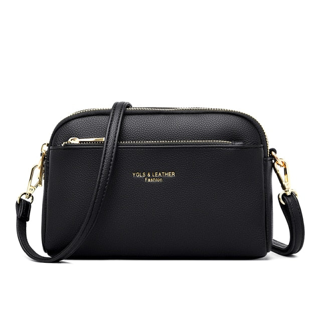 Fashion Women Messenger Bag Soft Leather Designers Luxury Handbags Women Shoulder Bags Female Crossbody Mother Bags