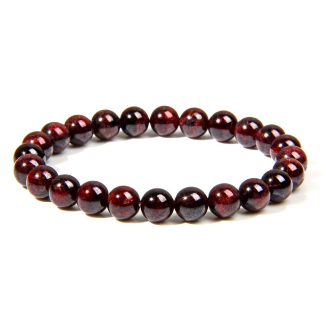 Female Natural Amethysts stone beads bracelet for women men simple purple quartz crystal bracelets jewelry for ladies wholesale