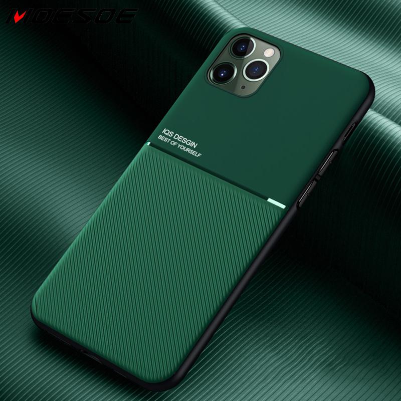 For iPhone 11 Pro Case Slim Leather Texture Slim Matte Protective Phone Cove Cases For iPhone XR X 10 XS Max 7 8 Plus 12 Coque