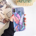 For iPhone 12 Pro Case Retro Banana Leaf Flower Phone Case For iPhone 12 Mini 11 Pro Max XR XS Max 7 8 Plus Soft IMD Cover Coque