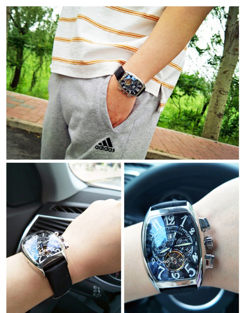 Frank- Muller- Top Brand Luxury Men's Watch FM Tourbillon Automatic&quartz Watches Men Waterproof Business Mechanical Wristwatch