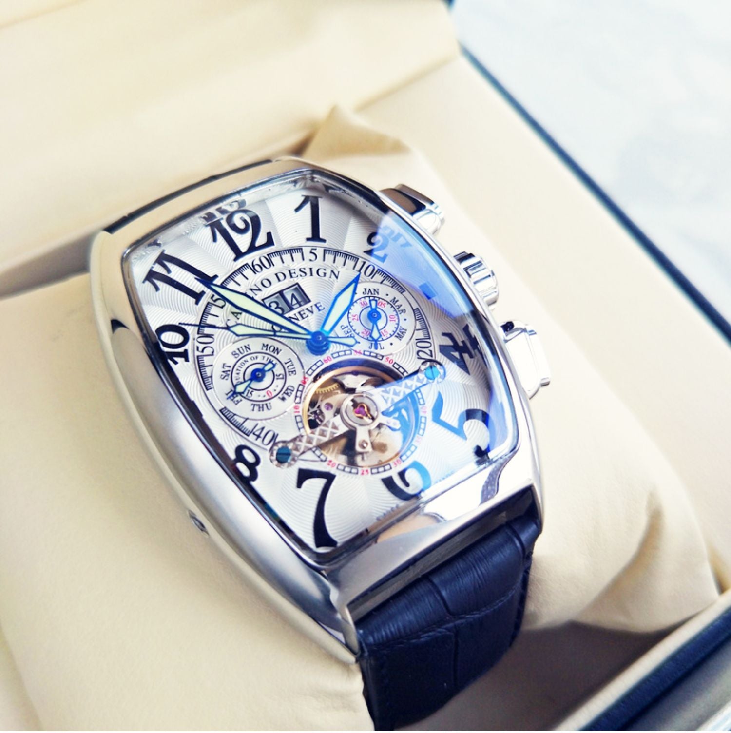 Frank- Muller- Top Brand Luxury Men's Watch FM Tourbillon Automatic&quartz Watches Men Waterproof Business Mechanical Wristwatch