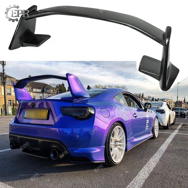 FRP Unpainted Wing Lip Trim For BRZ FT86 FRS Nur Style Glass Fiber Rear Spoiler Body Kit Tuning For BR-Z FT86 Racing