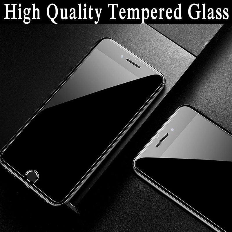 Full Cover Glass on the For iPhone 11 XR X XS Max Tempered Glass For iPhone 7 8 6 6s Plus 12 Mini SE 11 Pro MAX Screen Protector