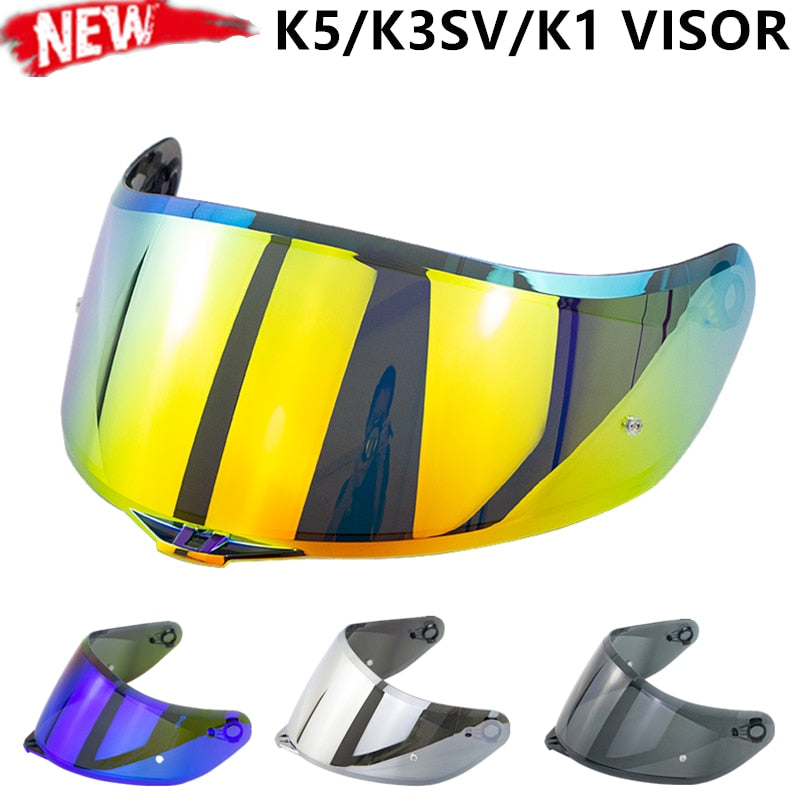 Full Face Helmet Visor For K5 K3SV K1 New Motorcycle Helmet Visors Casco Moto K1 Visor Capacete K3SV visera K5 Lens Windshield