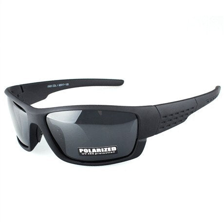 Glitztxunk Polarized Sunglasses Men Brand Designer Square Sports Sun Glasses for Men Driving Black Frame Goggle UV400 okulary