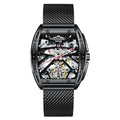 GuanQin2020 New Watch Men Top Luxury Brand Automatic Luminous Men Clock Skeleton Tourbillon Waterproof Mechanical RICHARD MILLE