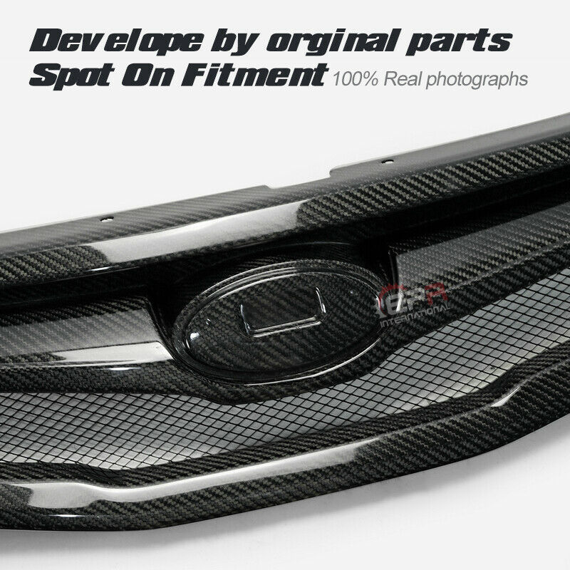 For Legacy 09-11(Pre-facelift) BM BR BR9 BM9 BPM Carbon Fiber OE Front Grill Mesh Cover Bodykits Trim Parts 1pcs