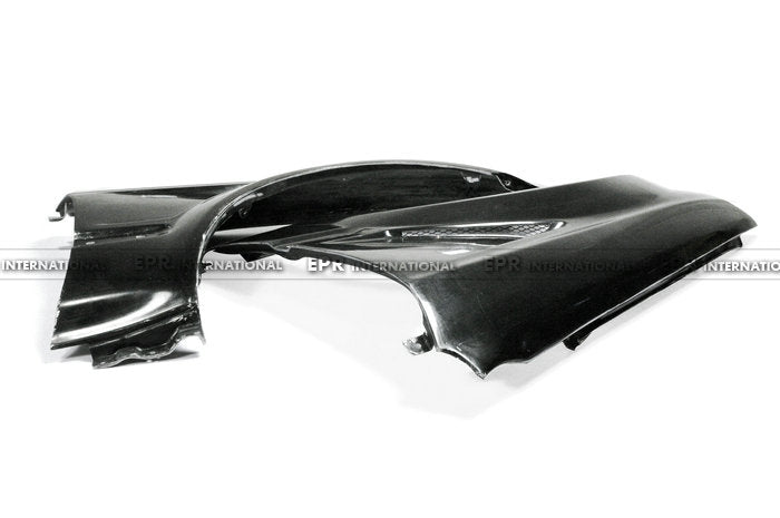 Bodykits FRP Fiber Glass Js Racing Front Fender +20mm Exterior Body Kit Accessories For Honda 1999-2000 EK Civic Hatch Back