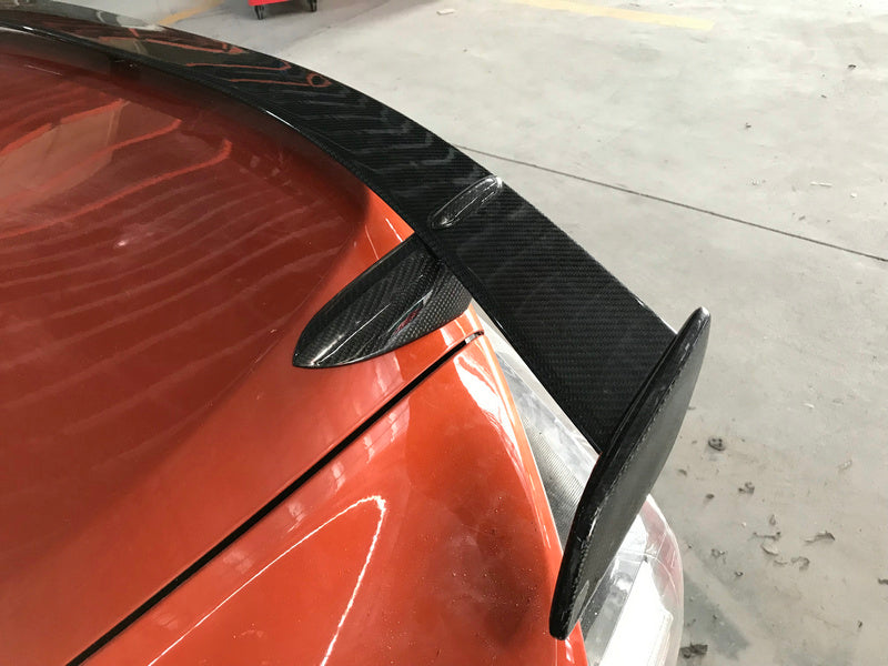 Car Accessories RS Style Carbon Fiber Rear Spoiler Glossy Finish Trunk Splitter Fibre Bootlid Wing Lip For 2011-2018 FT86 BRZ
