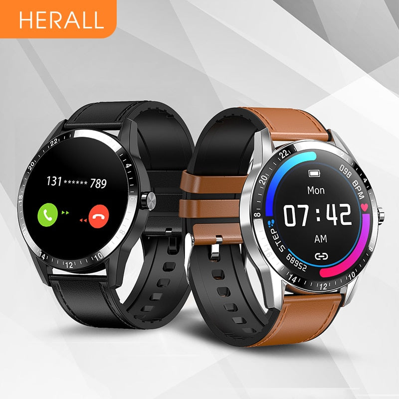 HERALL 2020 New Smart Watch Bluetooth Call Smartwatch Men Women Clock Sport Fitness Bracelet For Xiaomi Android Huawei Honor iOS