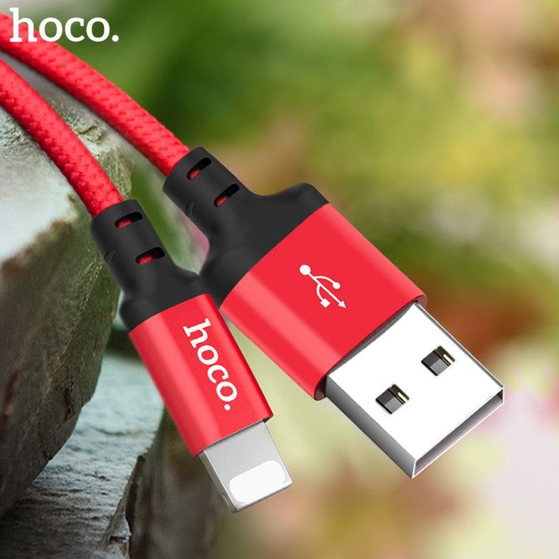 HOCO Best USB Cable Charging for iPhone 8 7 6 5 plus USB Cable Fast Charger Data Cable For iPhone 11 Pro X XS Max XR iPad Cables