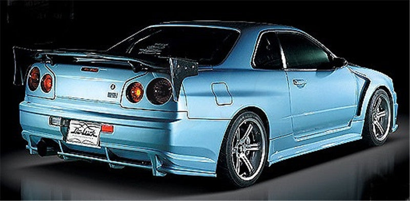 Car-Styling FRP Fiber Glass Bodykit Rear Bumper Fit For 1999-2002 Skyline R34 GTR DL Style Rear Bumper