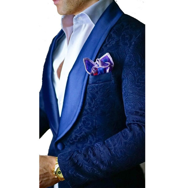 Hot Sale 9 Colors Men Wedding Suits 2020 Slim Fit Groom Tuxedos Groomsman Blazer suits for men 2 piece (Jacket+Pants)