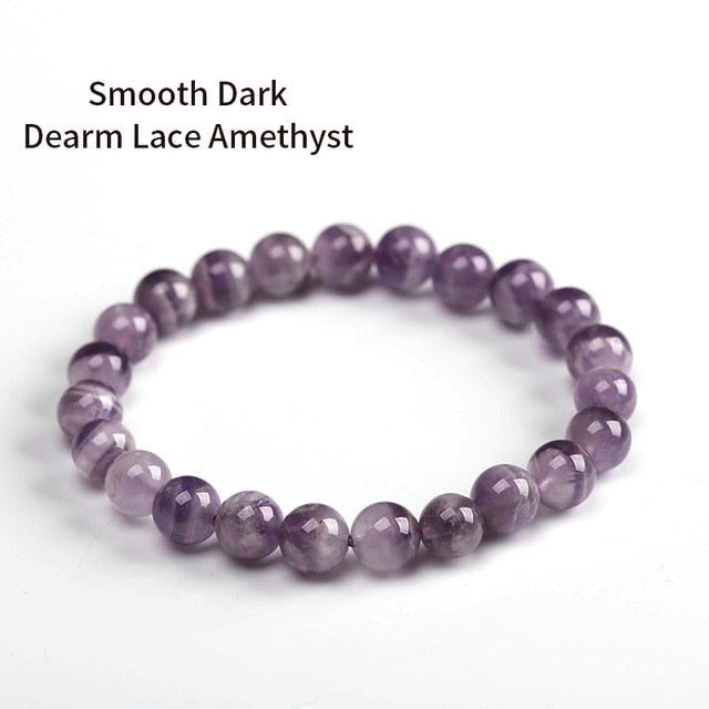 JD Guaranteed Natural Dream Lace Amethyst Stone Bracelets For Women Crystal Gemstone Fine Jewelry Bracelet Manchette Argent