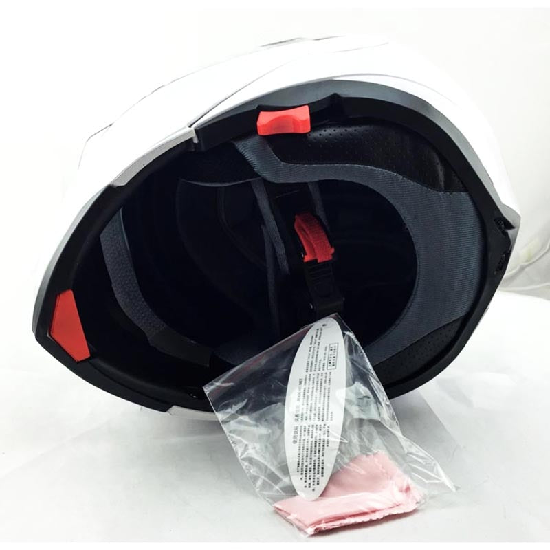 JIEKAI helmet Motorcycle Flip up helmet motorbike protective headgear helmets Racing Double lens sun Shade helmet 105
