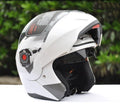 JIEKAI105 Motorcycle Double Lenses Safe Helmets moto Flip Up DOT ECE sticker Helmet Sunglasses Undrape Face Combination