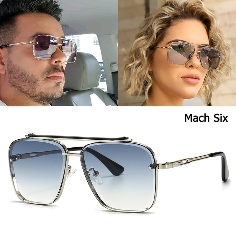 JackJad 2020 Fashion Classic Mach Six Style Gradient Sunglasses Cool Men Vintage Brand Design Sun Glasses Oculos De Sol 2A102