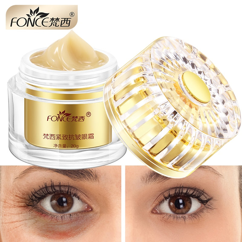 Korea Skin Care Lighten Dark Circles Eye Cream Treatment Eye Bag Moisturizing Firming Serum Day Night Cream eye mask patc